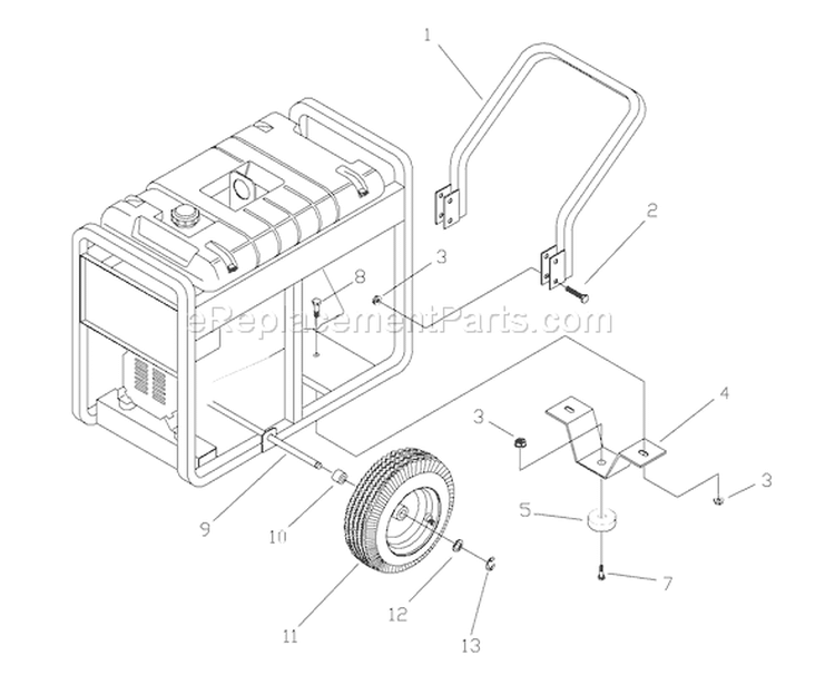 Page C Diagram and Parts List for 1788-0  Briggs and Stratton Generator
